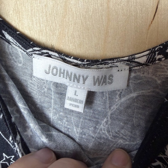 JOHNNY WAS Cotton/Modal THE TANK SLEEP DRESS in Mina Celestial Print Size Large - Picture 5 of 8